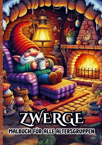 Malbuch für alle Altergruppen - Zwerge Malbuch für alle Altergruppen - Zwerge