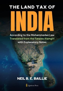 Cover The Land Tax of India - According to the Mohammedan Law