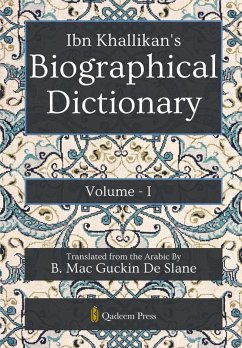 Cover Ibn Khallikan's Biographical Dictionary - Vol 1