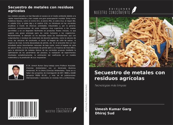 Secuestro de metales con residuos agrícolas Secuestro de metales con residuos agrícolas