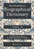 Ibn Khallikan's Biographical Dictionary - Vol 3 Ibn Khallikan's Biographical Dictionary - Vol 3