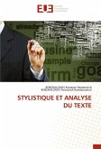 STYLISTIQUE ET ANALYSE DU TEXTE