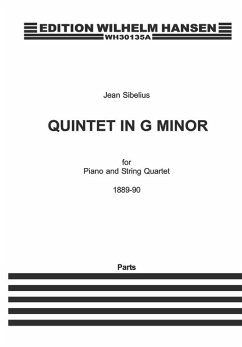 Cover Quintett g-Moll für Klavier und Streichquartett Streicherstimmen