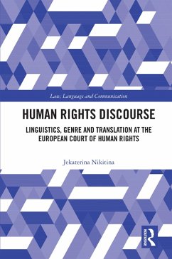 Human Rights Discourse (eBook, ePUB) - Nikitina, Jekaterina