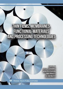 Thin Films, Membranes, Functional Materials and Processing Technologies (eBook, PDF)