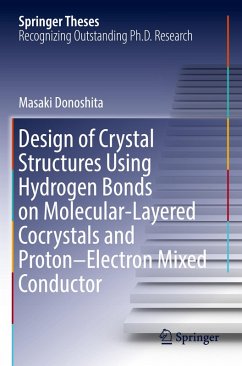 Cover Design of Crystal Structures Using Hydrogen Bonds on Molecular-Layered Cocrystals and Proton-Electron Mixed Conductor