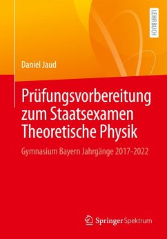 Cover Prüfungsvorbereitung zum Staatsexamen Theoretische Physik