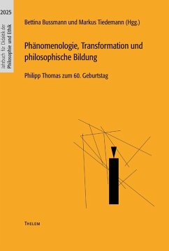 Cover Phänomenologie, Transformation und philosophische Bildung