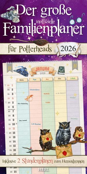 Der große inoffizielle Familienplaner für Potterheads. Kalender 2026 Der große inoffizielle Familienplaner für Potterheads. Kalender 2026