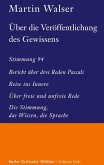 Über die Veröffentlichung des Gewissens Über die Veröffentlichung des Gewissens