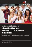 Apprendimento significativo per studenti con e senza disabilità Apprendimento significativo per studenti con e senza disabilità