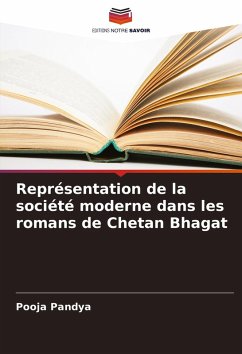 Cover Représentation de la société moderne dans les romans de Chetan Bhagat