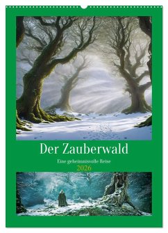 Cover Der Zauberwald Eine geheimnisvolle Reise (Wandkalender 2026 DIN A2 hoch), CALVENDO Monatskalender