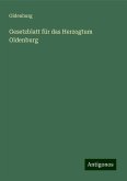 Gesetzblatt für das Herzogtum Oldenburg