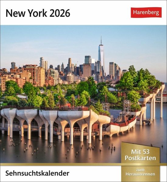 New York Sehnsuchtskalender 2026 - Wochenkalender mit 53 Postkarten New York Sehnsuchtskalender 2026 - Wochenkalender mit 53 Postkarten