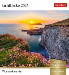 Cover Lichtblicke Postkartenkalender 2026 - Wochenkalender mit 53 Postkarten