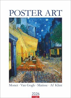 Cover Poster Art Kalender 2026 - Monet, Van Gogh, Matisse, Kandinsky