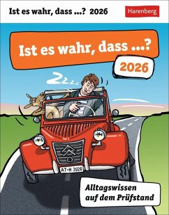 Cover Ist es wahr, dass ...? Tagesabreißkalender 2026 - Alltagswissen auf dem Prüfstand