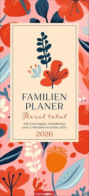 Cover Floral total Familienplaner 2026
