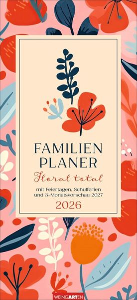 Floral total Familienplaner 2026 Floral total Familienplaner 2026