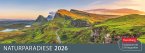 Naturparadiese Premium-Tischplaner 2026 - Wochenkalender mit 53 Fotografien
