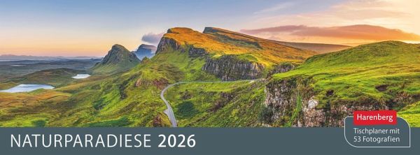 Naturparadiese Premium-Tischplaner 2026 - Wochenkalender mit 53 Fotografien Naturparadiese Premium-Tischplaner 2026 - Wochenkalender mit 53 Fotografien