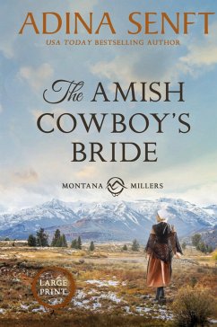 Cover The Amish Cowboy's Bride (Large Print Hardcover)