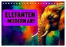 Elefanten - modern Art (Tischkalender... - Bild 1