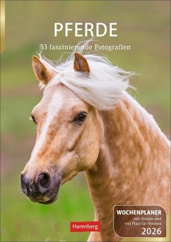 Cover Pferde Wochenplaner 2026 - 53 faszinierende Fotografien