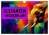 Elefanten - modern Art (Wandkalender... - Bild 1