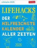 Lifehacks Tagesabreißkalender 2026 - Der hilfreichste Kalender aller Zeiten Lifehacks Tagesabreißkalender 2026 - Der hilfreichste Kalender aller Zeiten