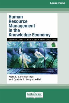 Cover Human Resource Management in the Knowledge Economy (16pt Large Print Format)