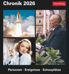 Cover Chronik Tagesabreißkalender 2026 - Kulturkalender - Personen, Ereignisse, Schauplätze