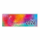 Trötsch Schreibtischquerkalender Timer Farben (eine Woche 2 Seiten) 2026 Trötsch Schreibtischquerkalender Timer Farben (eine Woche 2 Seiten) 2026