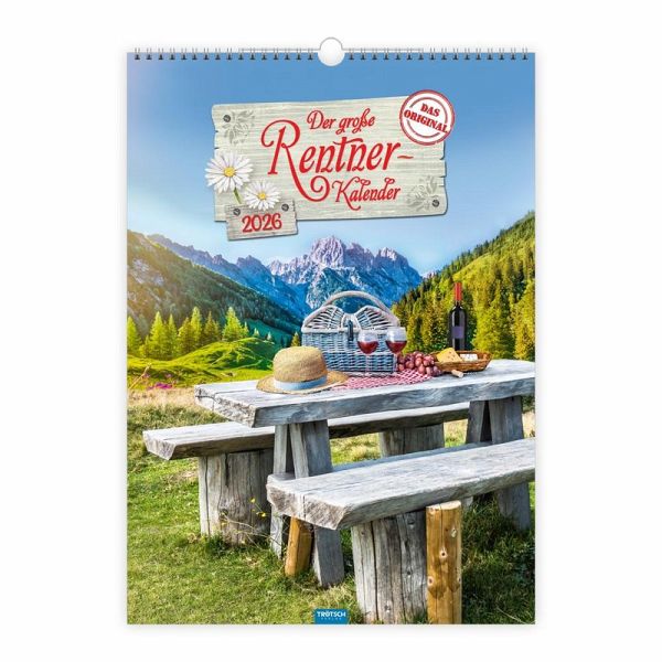 Trötsch Großbildkalender Der große Rentnerkalender 2026