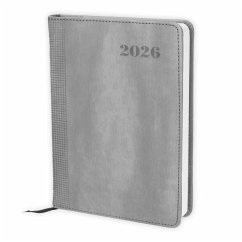 Cover Trötsch Buchkalender A5 Grau 2026