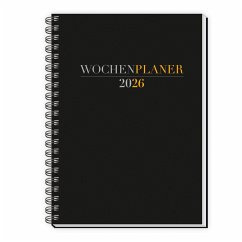 Cover Trötsch Wochenplaner A5 mit Wire-O Schwarz 2026