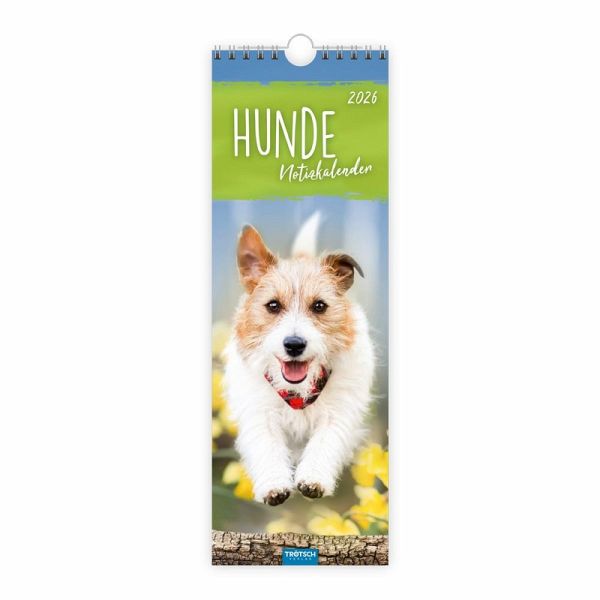 Trötsch Streifenkalender Hunde 2026 Notizkalender Trötsch Streifenkalender Hunde 2026 Notizkalender