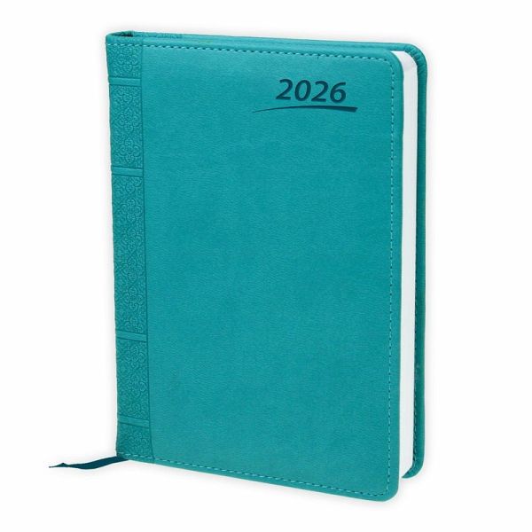 Trötsch Buchkalender A5 Aqua 2026