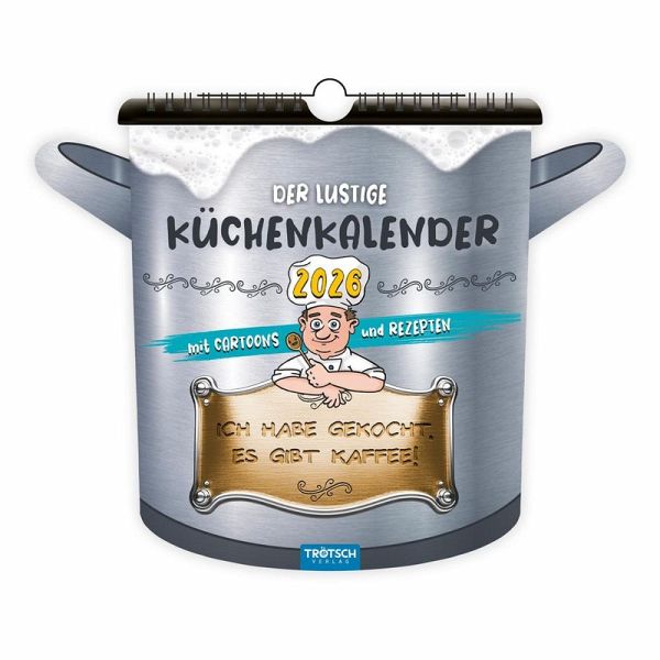 Trötsch Formkalender Der lustige Küchenkalender 2026 Trötsch Formkalender Der lustige Küchenkalender 2026