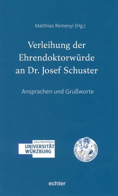 Verleihung der Ehrendoktorwürde an Dr. Josef Schuster