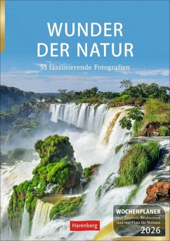Cover Wunder der Natur Wochenplaner 2026 - 53 faszinierende Fotografien