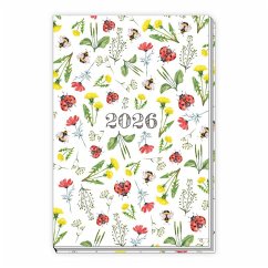 Cover Trötsch Taschenkalender A6 Marienkäfer 2026
