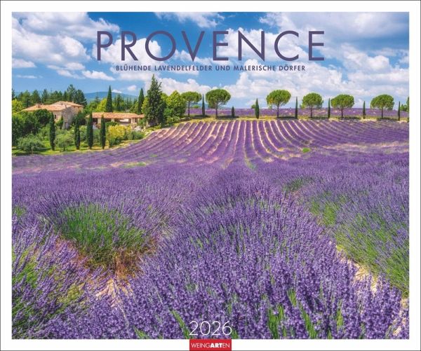 Provence Kalender 2026 - Blühende Lavendelfelder und malerische Dörfer
