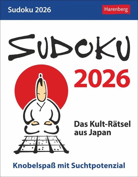 Sudoku Tagesabreißkalender 2026 - Das Kult-Rätsel aus Japan Sudoku Tagesabreißkalender 2026 - Das Kult-Rätsel aus Japan