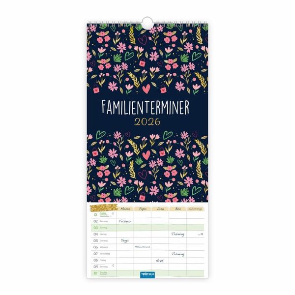 Trötsch Familienkalender Familienterminer 2026 Trötsch Familienkalender Familienterminer 2026