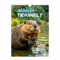 Trötsch Classickalender Heimische Tierwelt 2026 Cover Trötsch Classickalender Heimische Tierwelt 2026