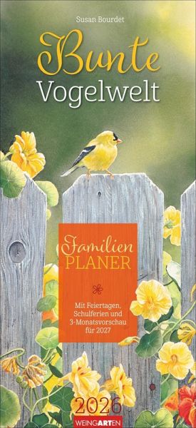 Bunte Vogelwelt Familienplaner 2026 Bunte Vogelwelt Familienplaner 2026