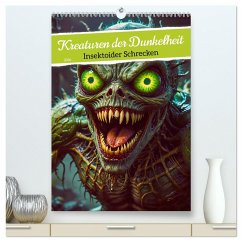 Cover Kreaturen der Dunkelheit - Insektoider Schrecken (hochwertiger Premium Wandkalender 2026 DIN A2 hoch), Kunstdruck in Hochglanz