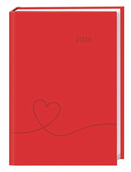 Kalenderbuch A6 koralle 2026 Kalenderbuch A6 koralle 2026